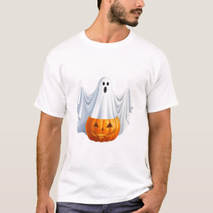 T-shirt Halloween de fantôme mignon sortant de cit
