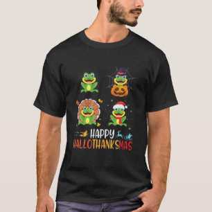 T-shirt Halloween De La Grenouille Et Joyeux Noël Halloth