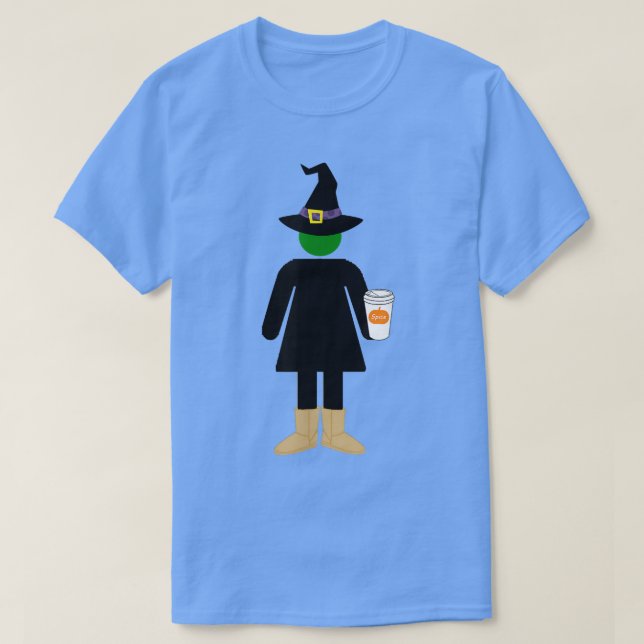 T-shirt Halloween de la sorcière de base 131  (Design devant)