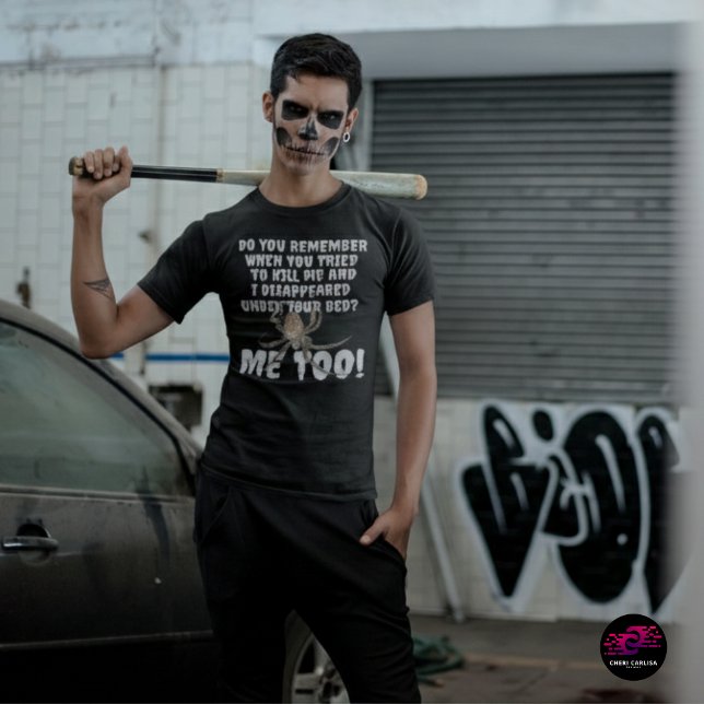 T-shirt Halloween de la vengeance d'une araignée (You miss once. It remembers forever.🕷️)