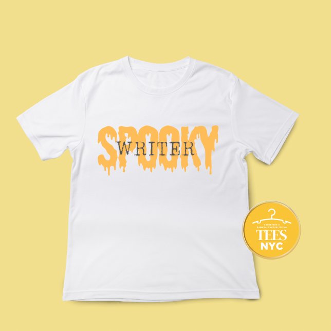 T-shirt Halloween de l'écrivain éffrayant (Créateur téléchargé)