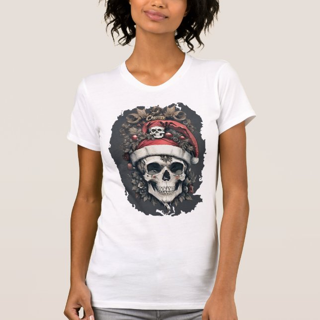 T-shirt Halloween de Noël (Devant)