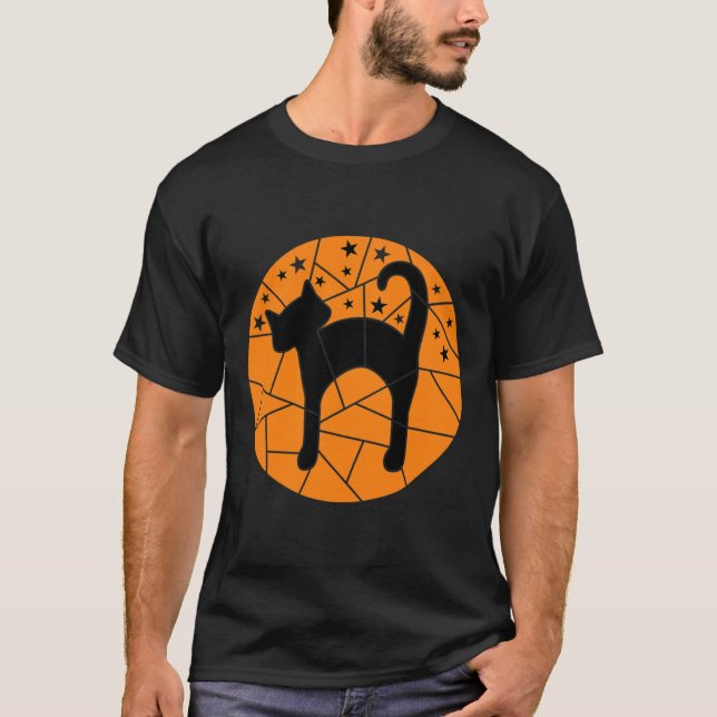 T-shirt Halloween de Thanksgiving automne mignon Starry Bl (Devant)