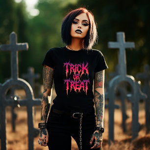 T-shirt Halloween de Trick or Treat effrayant