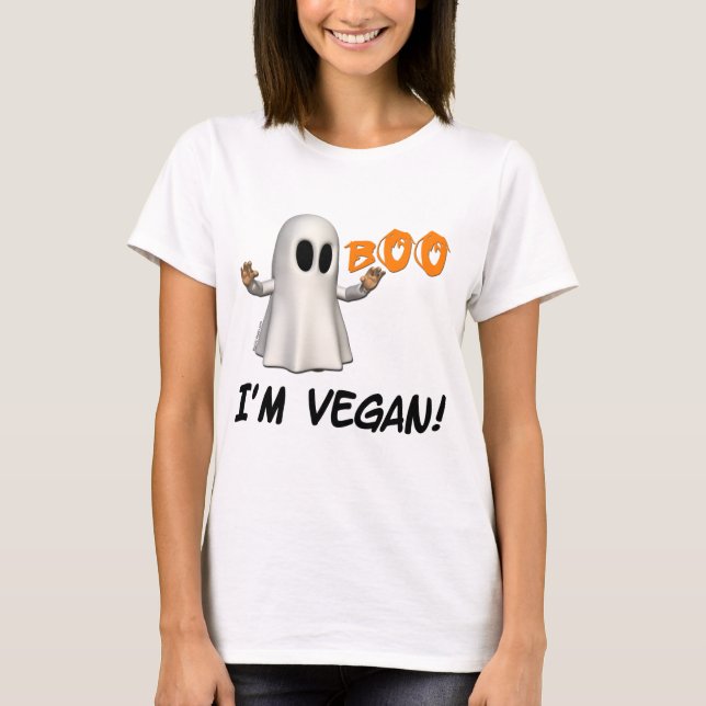 T-shirt Halloween de Vegan (Devant)