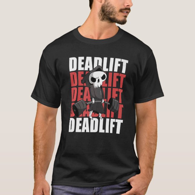 T-shirt Halloween Dead Lift Reaper Costume d'entraînement  (Devant)