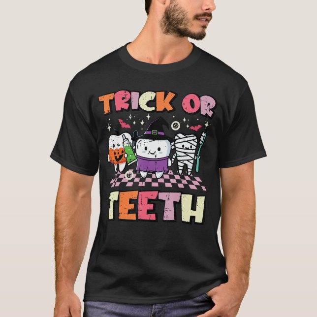 T-shirt Halloween Dentistrick Oreeth Dental Costume Men Wo (Devant)