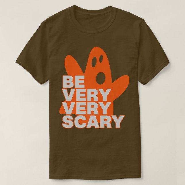 T-shirt Halloween Déplaisant Fantôme Effrayant Soyez Très  (Design devant)