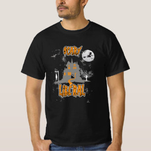 T-shirt Halloween Déplaisant sorcière Pleine lune de chat 