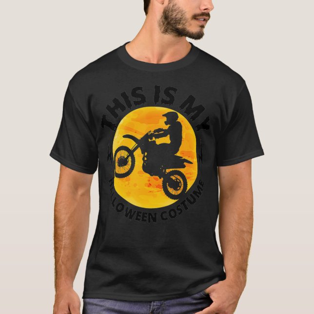 T-shirt Halloween Dirt Biker Costume cadeau Drôle Motocros (Devant)