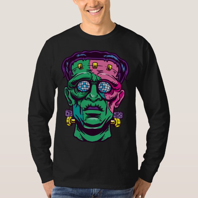 T-shirt Halloween Disco Zombie (Devant)