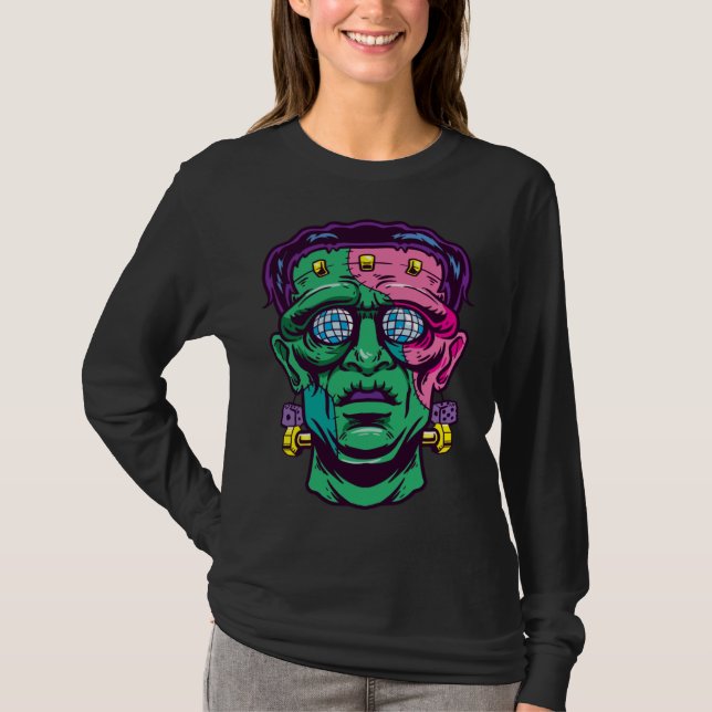 T-shirt Halloween Disco Zombie (Devant)