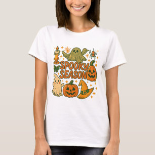 T-shirt Halloween Doodle png｜pumpkin patch girly png｜lace 