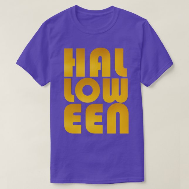 T-shirt Halloween d'or (Design devant)