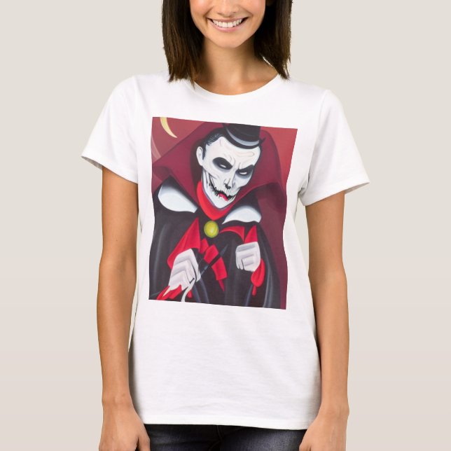 T-shirt Halloween Dracula (Devant)