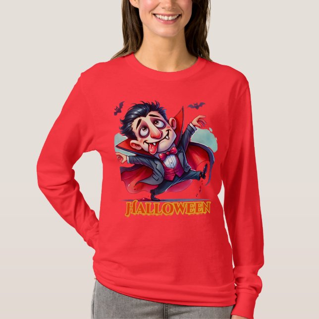 T-shirt Halloween dracula2 (Devant)