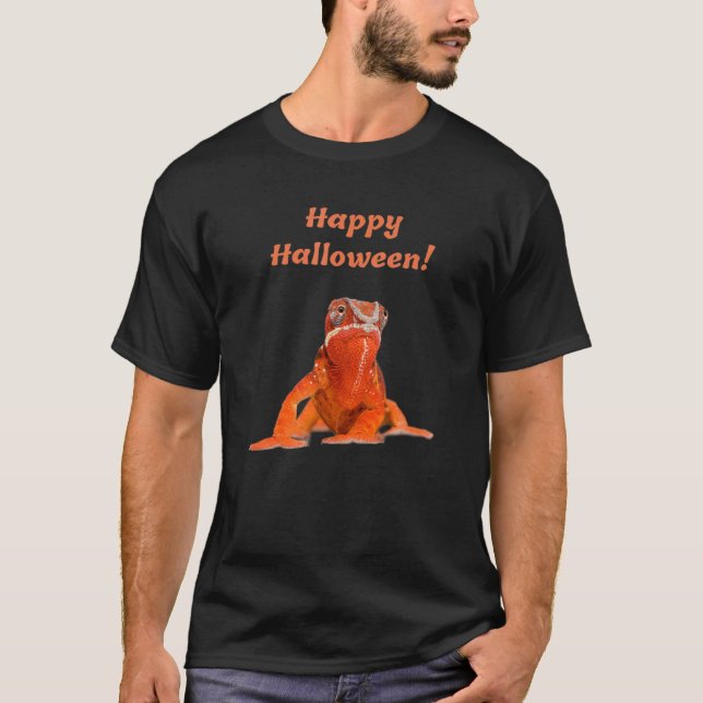 T-shirt HALLOWEEN Dragon Porté Pour reptile Et Lizards E (Devant)