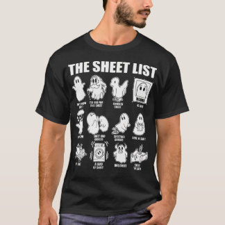 T-shirt Halloween Drôle Chemise Boo Feuille Halloween La C