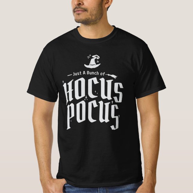 T-shirt Halloween drôle Hocus Pocus Witch (Devant)