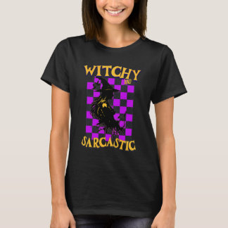 T-shirt Halloween drôle sorcière et sarcastique