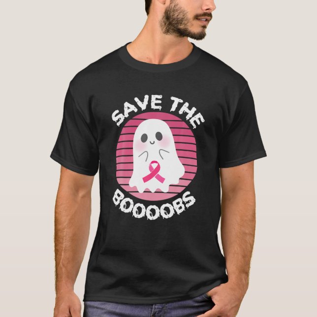 T-shirt Halloween du cancer du sein (Devant)