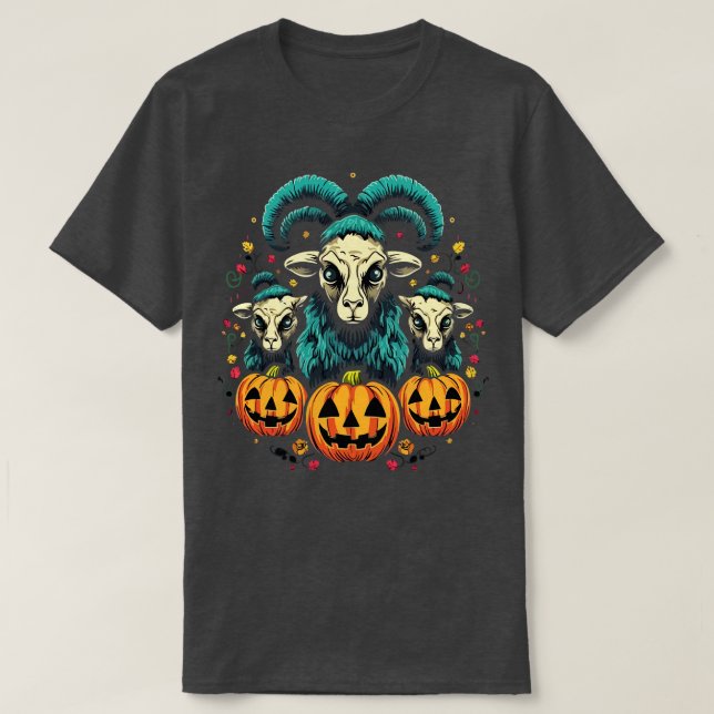 T-shirt Halloween du mouton (Design devant)