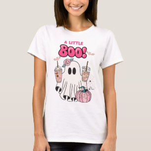T-shirt Halloween du petit fantôme rose de Boo
