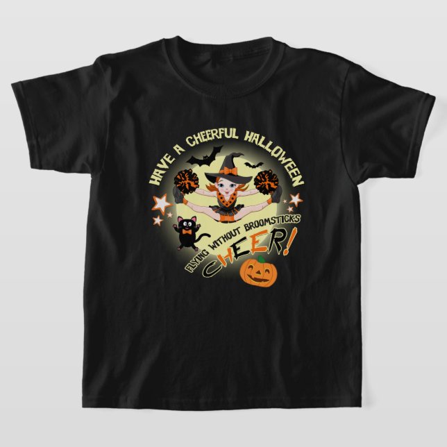 T-shirt Halloween du pom-pom girl (Poser)