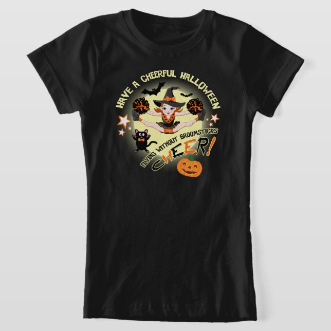 T-Shirt Halloween du pom-pom girl (Poser)