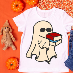 T-shirt Halloween du ver de livre Ghost