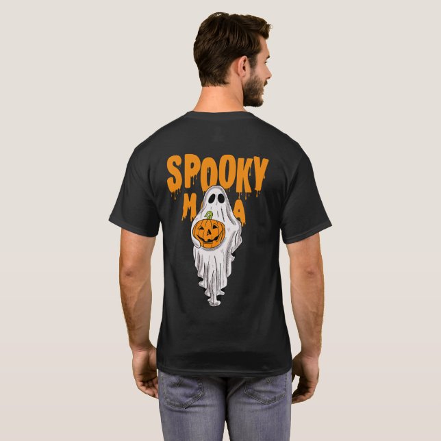 T-shirt halloween éffrayant (Dos entier)