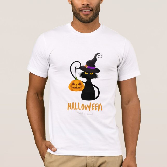 T-shirt halloween effrayant (Devant)
