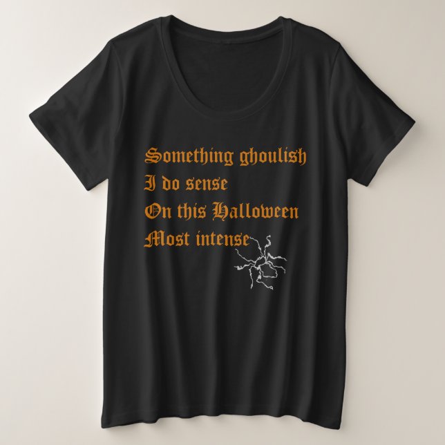 T-Shirt Halloween Effrayant (Design devant)