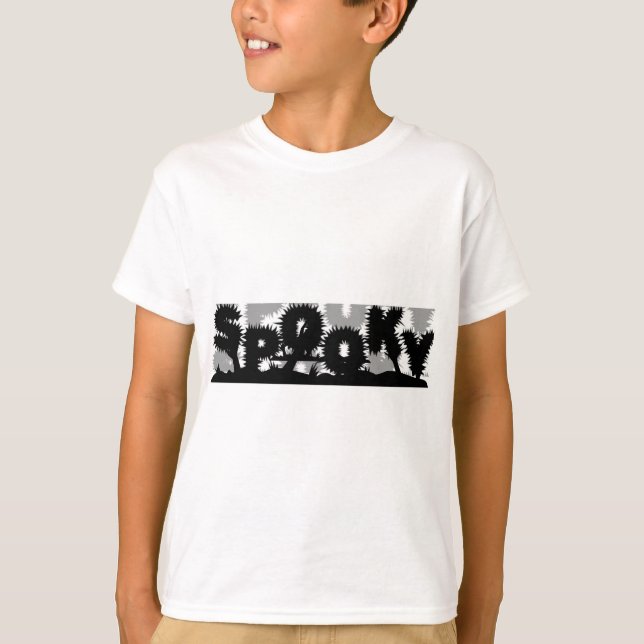 T-shirt Halloween éffrayant - Avant "ÉFFRAYANT" (Devant)