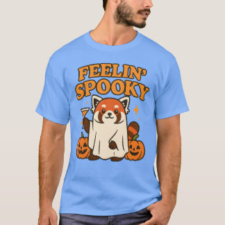 T-shirt Halloween Éffrayant de Feelin Red Panda