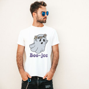 T-shirt Halloween Éffrayant Fantôme Boo Jee Boo