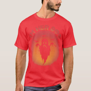 T-shirt Halloween effrayant Je suis son BOO à sa sorcière