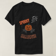 T-shirt Halloween effrayant, joli tee-shirt de sai