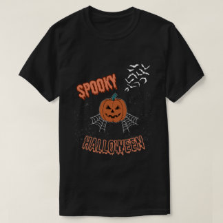 T-shirt Halloween effrayant, joli tee-shirt de sai