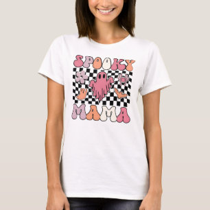 T-shirt Halloween éffrayant Mama Retro Très Vintage