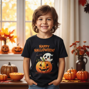 T-shirt Halloween éffrayant-mignon Tee pour les enfants