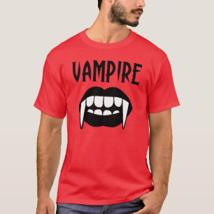 T-shirt Halloween éffrayant Red Vampire