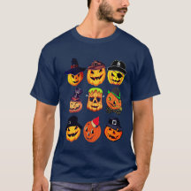 Halloween Emoji Collection Funny Chemise Halloween