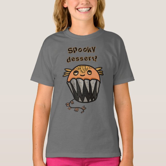 T-shirt Halloween en dessert éffrayant (Devant)