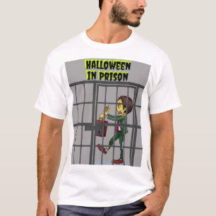T-shirt Halloween en prison, Funny usa politiquement T-shi