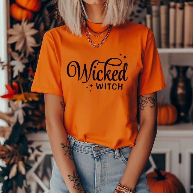 T-shirt Halloween en sorcière (Créateur téléchargé)
