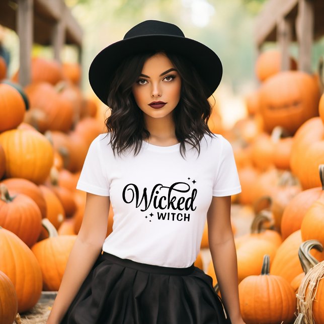 T-shirt Halloween en sorcière (Créateur téléchargé)