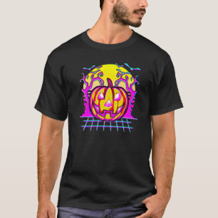 T-shirt Halloween esthétique Vaporwave Synthwave Retro 198