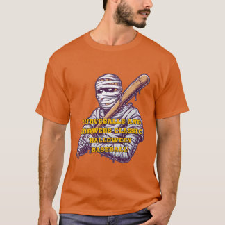 T-shirt halloween et zombies et ami de baseball