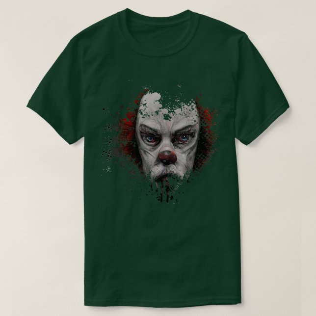 T-shirt Halloween Evil Killer effrayant Clown Horror Cadea (Design devant)